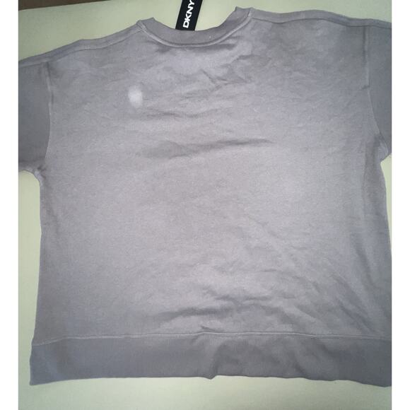 DKNY Fleece Sweatshirt Women’s XXL Steel - Picture 5 of 8